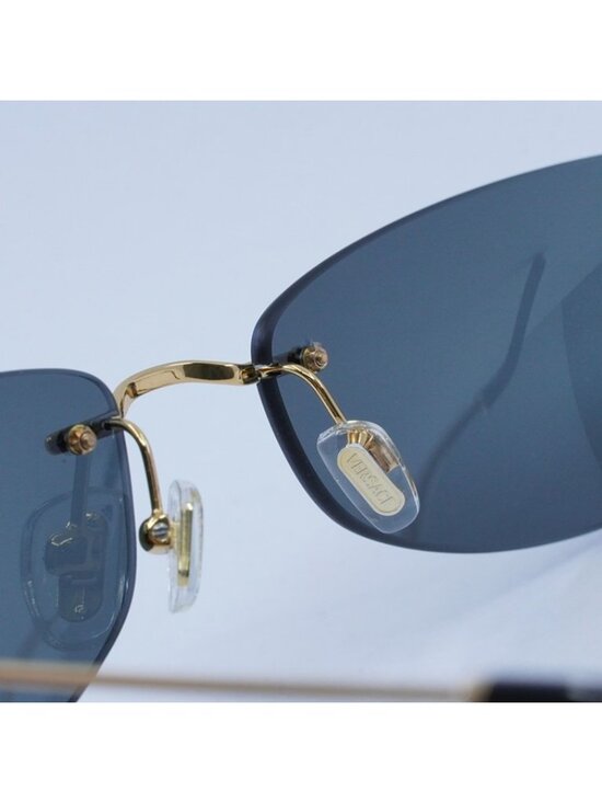 Versace VE2279 100287 Rectangle Sunglasses - Gold Frame, Dark Grey Lenses main image 12